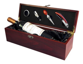 SET POSA VINO MADERA